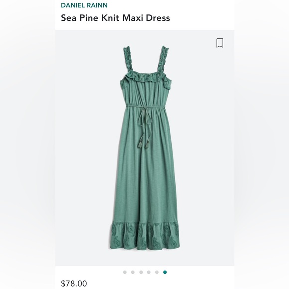 Daniel Rainn - Sea Pine Knit Maxi Dress - Picture 1 of 7